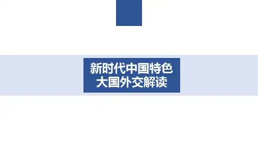 新时代中国特色大国外交解读