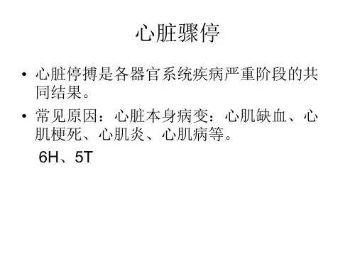 心脏骤停ppt