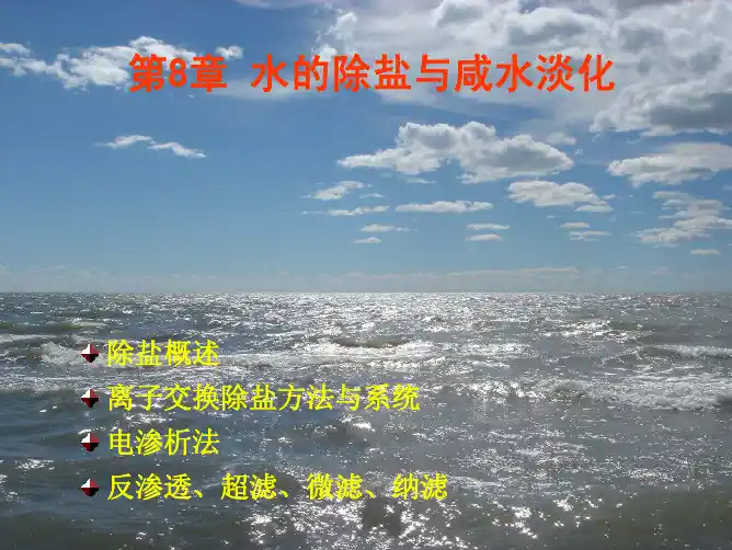 8章水的除盐