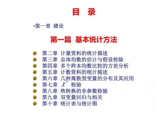 统计学课件--CH01统计学绪论