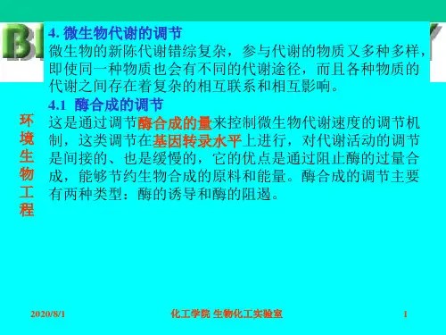 微生物代谢的调节