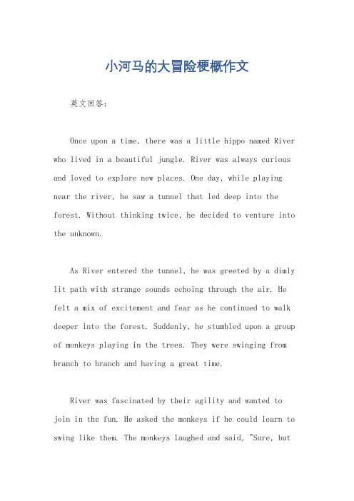 小河马的大冒险梗概作文