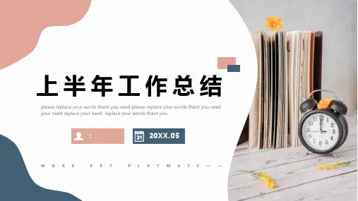 文艺小清新上半年工作总结通用