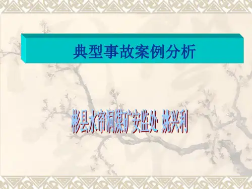 2煤矿典型事故案例分析