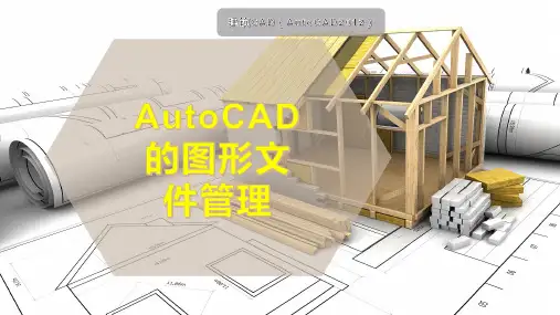 AutoCAD的图形文件管理