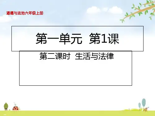 生活与法律PPT优质课件