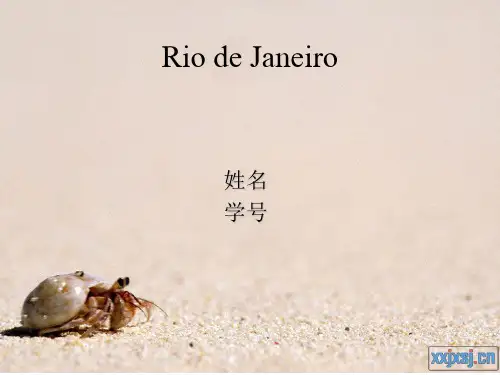 RIO DE JANEIRO 里约热内卢英文介绍