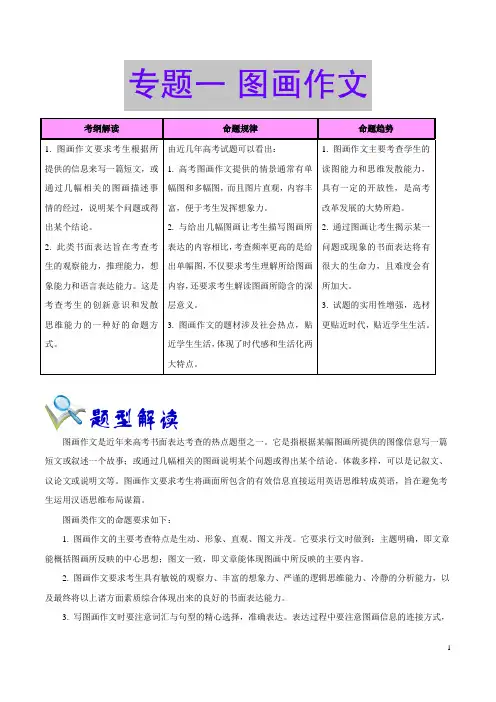 高考英语之图画作文