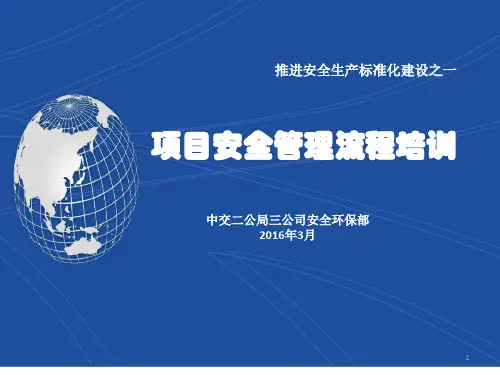 项目安全管理流程PPT课件
