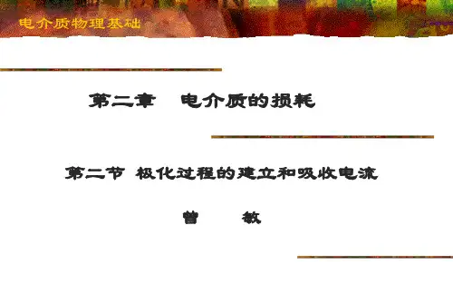 2.02 极化建立的过程和吸收电流