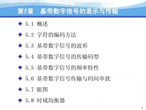通信原理课件第五章