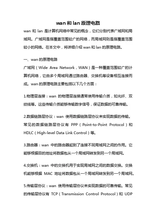 wan和lan原理电路