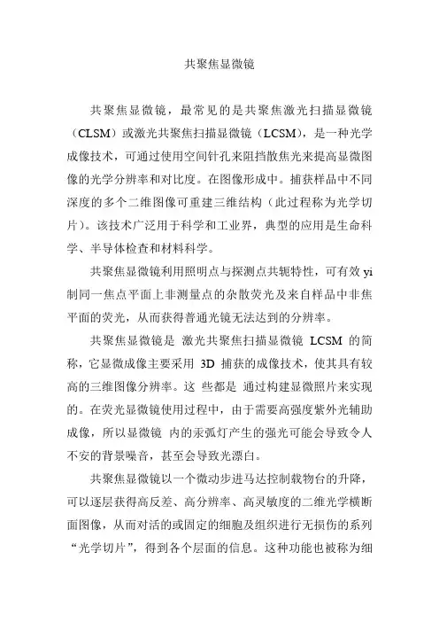 共聚焦显微镜