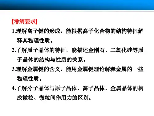 第3讲晶体结构与性质ppt课件