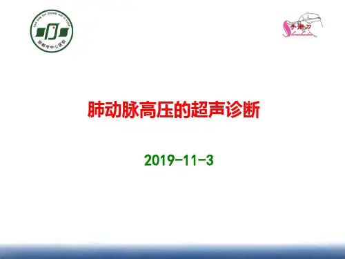 肺动脉高压的超声诊断