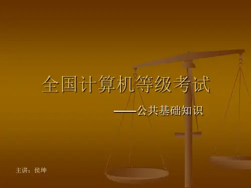 全国计算机等级考试公共基础知识