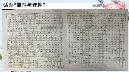 2024届高考语文复习：二元关系型作文写作指导+课件