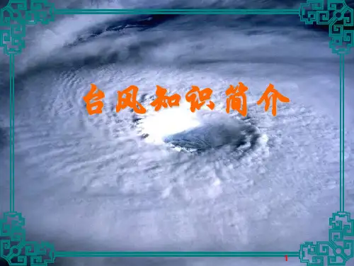 台风的灾害与预防ppt课件