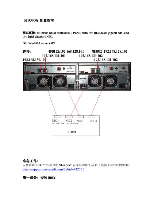 MD3000i配置指南(多路径)