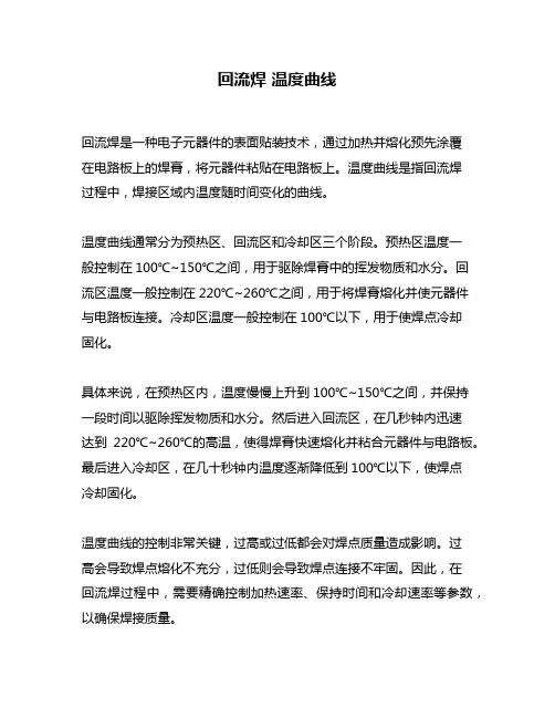 回流焊 温度曲线