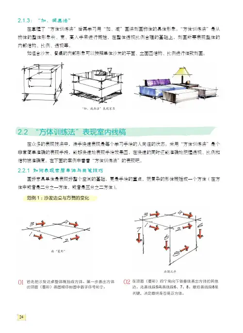 如何表现家居单体与用笔技巧_马克笔手绘表现技法入门_[共3页]