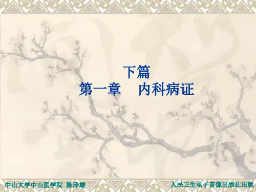 中医学下篇第一章：内科常见病症(1至12节)