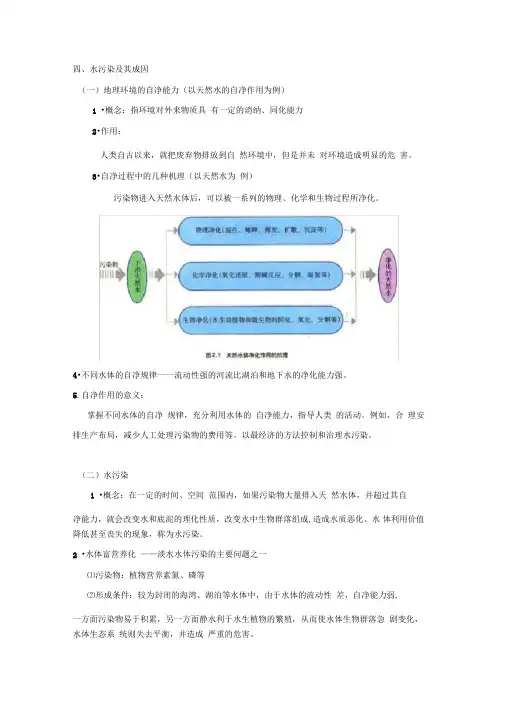水污染及其成因