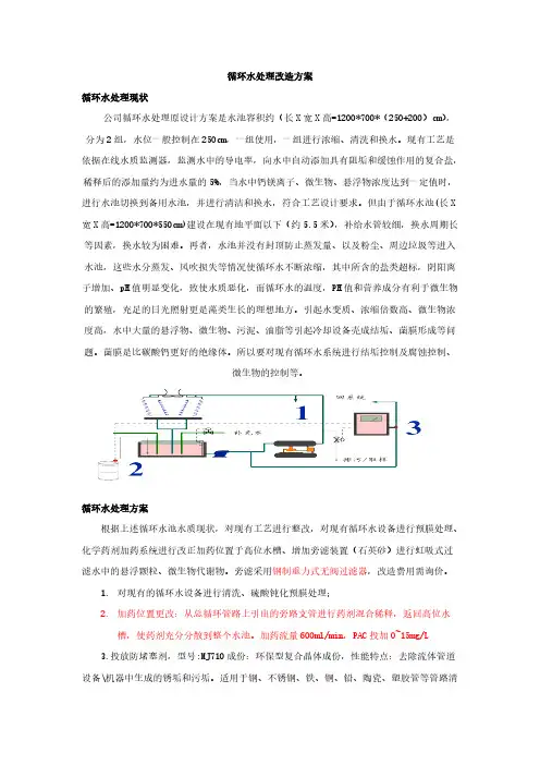 【VIP专享】循环水处理改造方案
