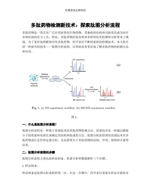 多肽药物检测新技术：探索肽图分析流程