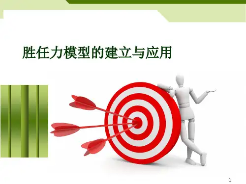 胜任力模型的建立与运用PPT幻灯片课件