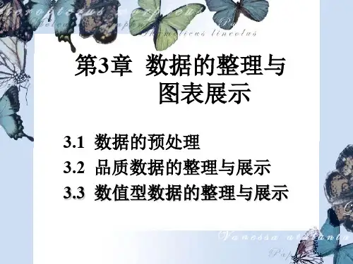统计学  数据的整理及图表展示