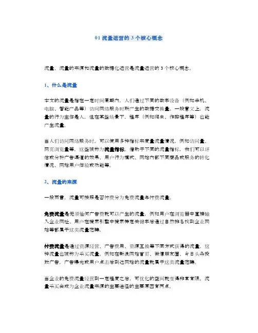 把流量运营讲明白了
