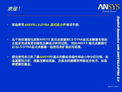 LSDYNA(ANSYS)中文培训教程1.pptx