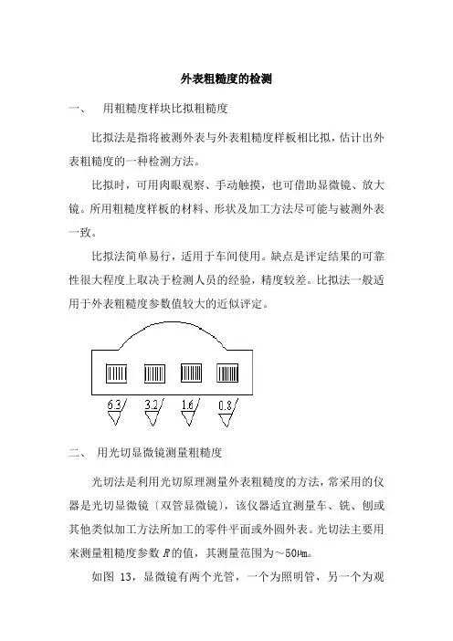 机械制造与自动化专业《5 表面粗糙度检测2》