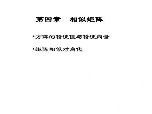 线性代数讲义(第四章)
