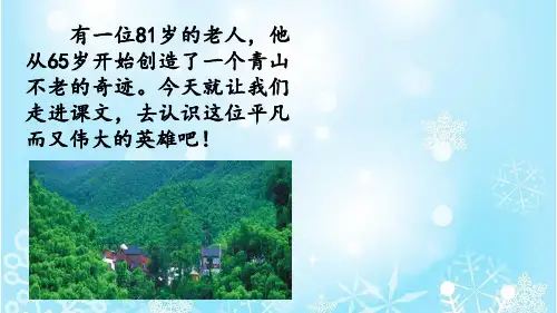 《青山不老》(完美版)PPT课件1