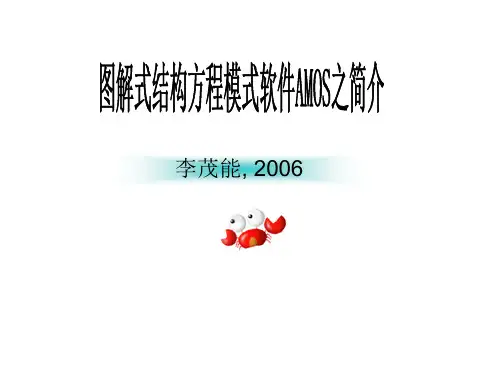 amos软件使用与举例PPt讲义