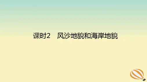 新教材高中地理第四章地貌第一节常见地貌类型课时2风沙地貌和海岸地貌课件新人教版必修第一册