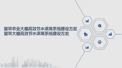 智慧农业大棚高效节水灌溉系统建设方案智慧大棚高效节水灌溉系统建设方案