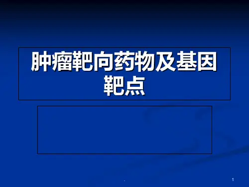 肿瘤靶向药物PPT课件