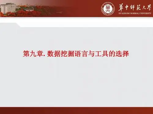 数据挖掘语言