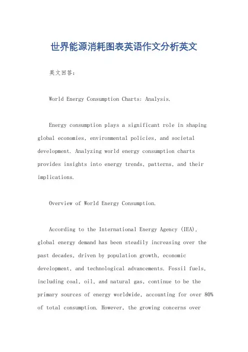 世界能源消耗图表英语作文分析英文
