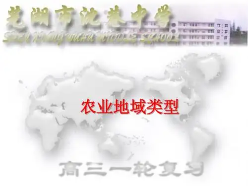 农业地域类型