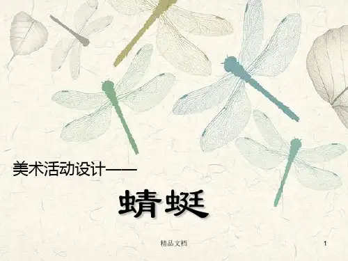 (方案)大班美术活动《蜻蜓》.ppt