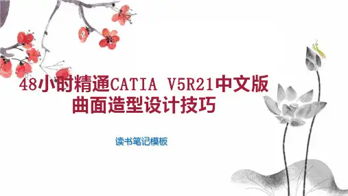 48小时精通CATIA V5R21中文版曲面造型设计技巧