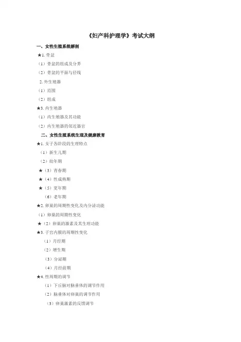 妇产科护理学