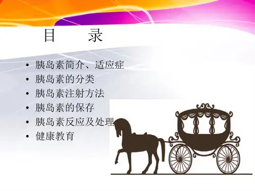 胰岛素的使用.ppt