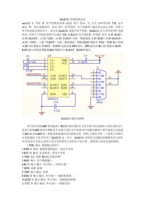 MAX232详细中文总结