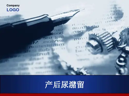 产后尿潴留PPT课件