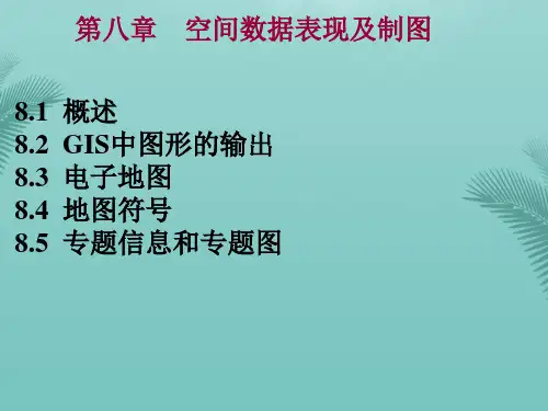 空间数据表现及制图推荐精选PPT